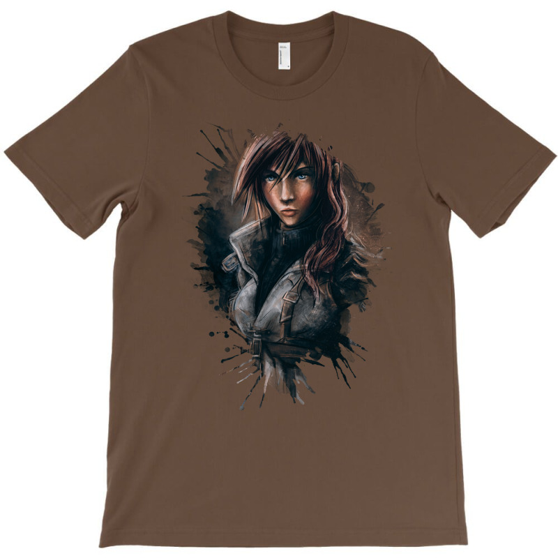 Lightning From Final Fantasy 13 Painting T-Shirt by huchakmiezisi | Artistshot