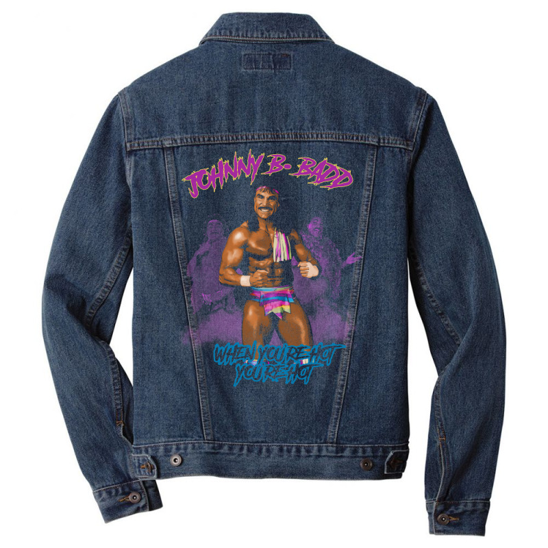 Johnny B. Badd Men Denim Jacket by legohtashyap | Artistshot