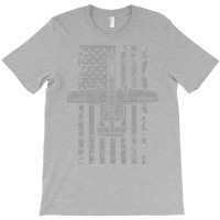 A 10 Thunderbold Ii Warthog Vintage American Flag Airplane Design T-shirt | Artistshot