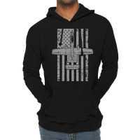 A 10 Thunderbold Ii Warthog Vintage American Flag Airplane Design Lightweight Hoodie | Artistshot