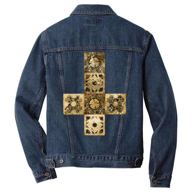 Cenobite Lament Configuration Puzzle Box V2 Men Denim Jacket by miyhaexaltoc | Artistshot