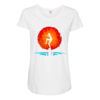 Minimal California Training Maternity Scoop Neck T-shirt | Artistshot