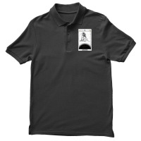 Aquarius Distressed Goth Tarot Zodiac Sign Men's Polo Shirt | Artistshot