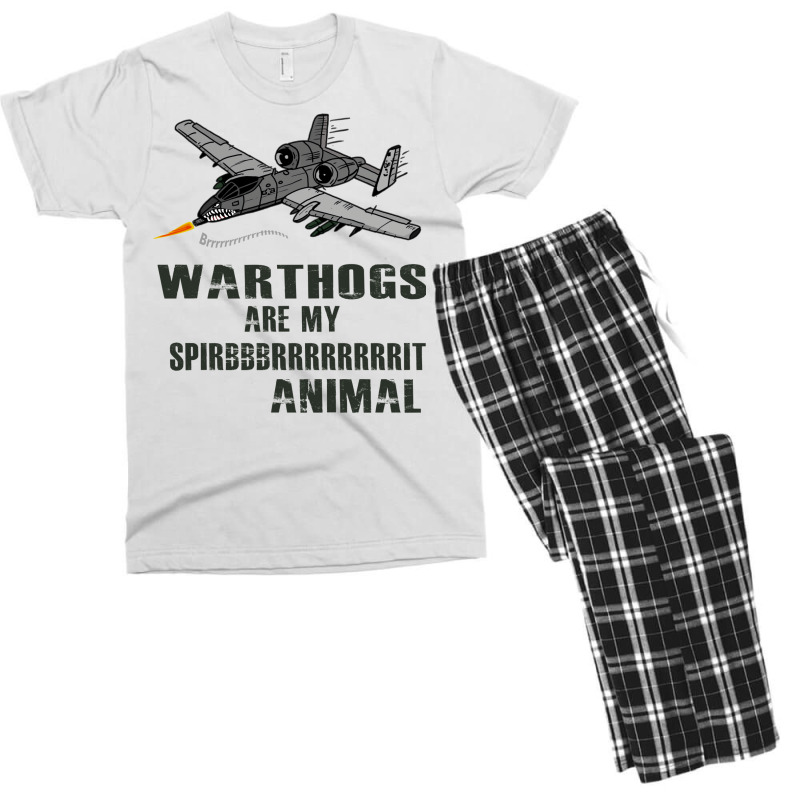 A 10 Warthogs Are My Spirit Animal Men's T-shirt Pajama Set by ruprairosittp | Artistshot