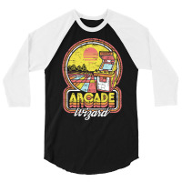 Arcade Wizard 3/4 Sleeve Shirt | Artistshot