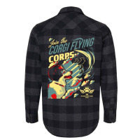 Join The Corgi Flying Corps Flannel Shirt | Artistshot