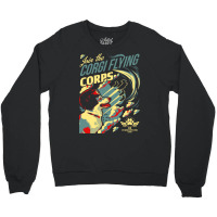 Join The Corgi Flying Corps Crewneck Sweatshirt | Artistshot