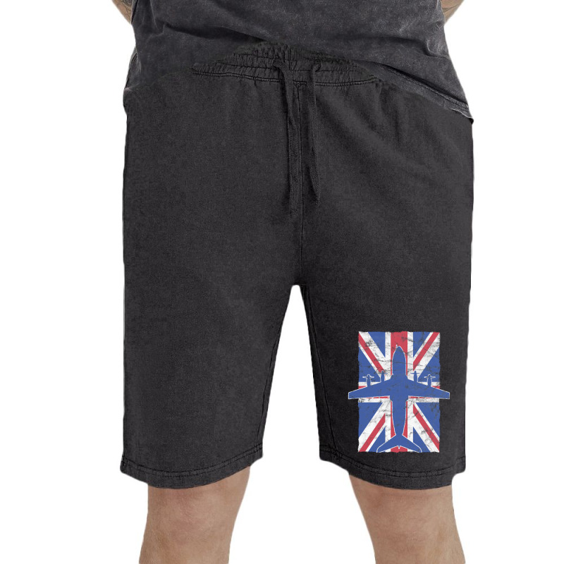 A400 Atlas Airplane Raf British Union Jack Vintage Flag Vintage Short by ruprairosittp | Artistshot