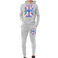 A400 Atlas Airplane Raf British Union Jack Vintage Flag Hoodie & Jogger Set | Artistshot