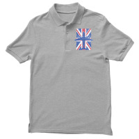 A400 Atlas Airplane Raf British Union Jack Vintage Flag Men's Polo Shirt | Artistshot