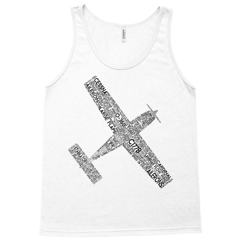 Cessna C177 Cardinal Typography Art Tank Top by miyhaexaltoc | Artistshot