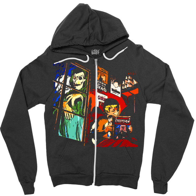 Jolting Tales Zipper Hoodie by legohtashyap | Artistshot