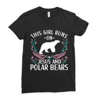 Polar Bear Quote Cool Polar Bears Apparel For Women Girls 3 Ladies Fitted T-shirt | Artistshot