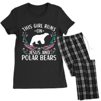 Polar Bear Quote Cool Polar Bears Apparel For Women Girls 3 Women's Pajamas Set | Artistshot