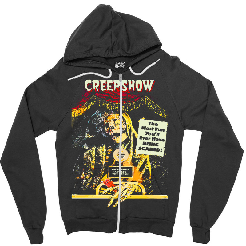 Jolting Tales Of Horror Zipper Hoodie by legohtashyap | Artistshot