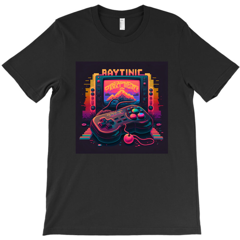 Gaming Retro Synthwave T-Shirt by Agus Creative | Artistshot