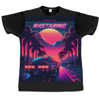 Car Retro Synthwave Graphic T-shirt | Artistshot