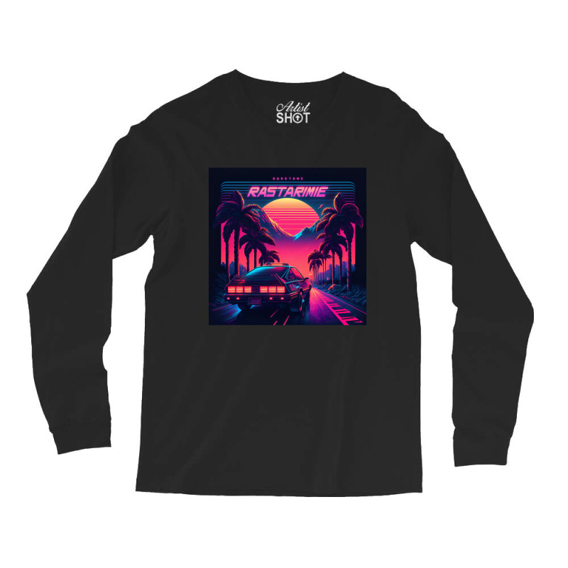 Car Retro Synthwave Long Sleeve Shirts by Agus Creative | Artistshot