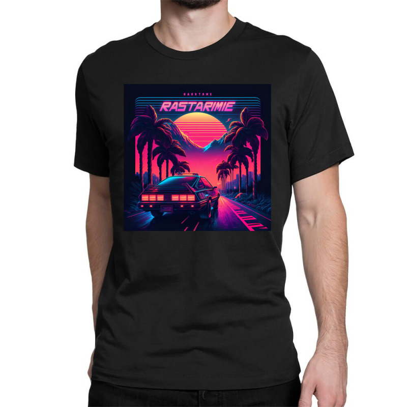 Car Retro Synthwave Classic T-shirt by Agus Creative | Artistshot