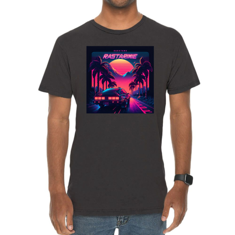 Car Retro Synthwave Vintage T-Shirt by Agus Creative | Artistshot