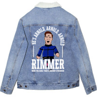 Arnold Rimmer More Reliable Than A Garden Strimmer Unisex Sherpa-lined Denim Jacket | Artistshot