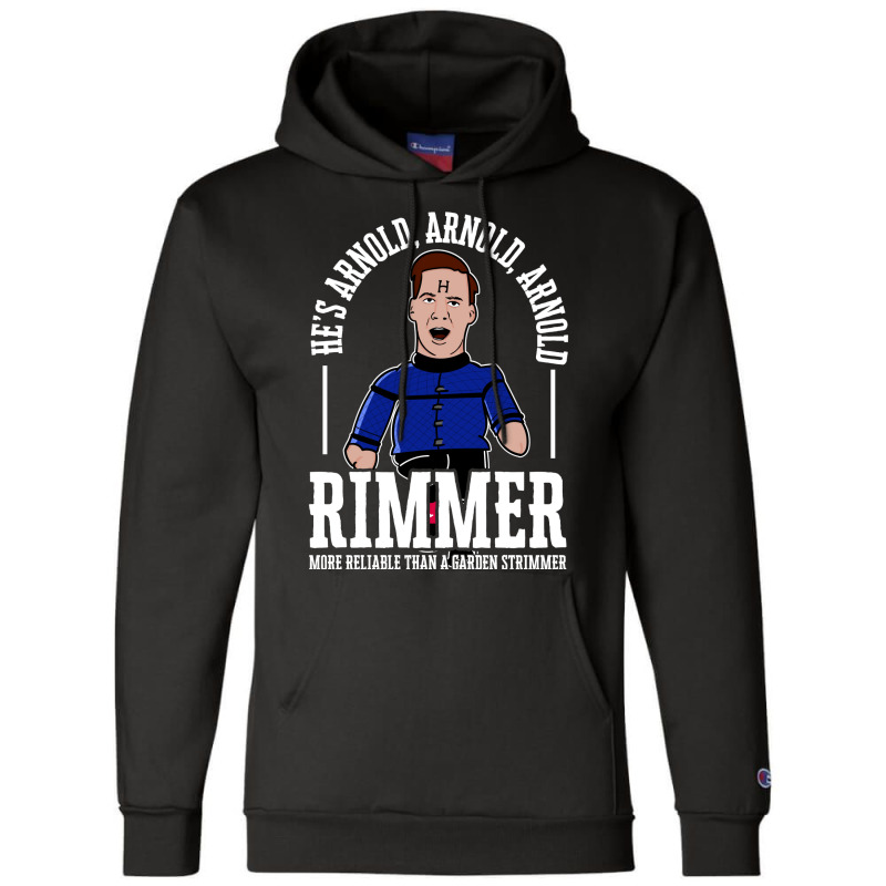 Arnold Rimmer More Reliable Than A Garden Strimmer Champion Hoodie by ghanimshorgok | Artistshot