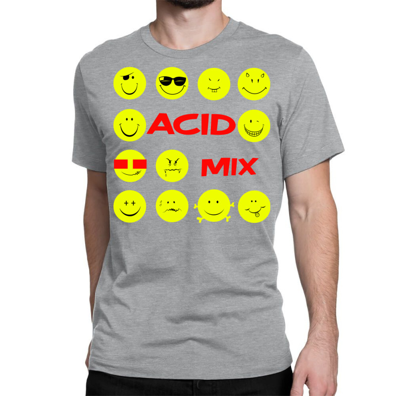 Acid Mix   Smiley Classic T-shirt by ruprairosittp | Artistshot