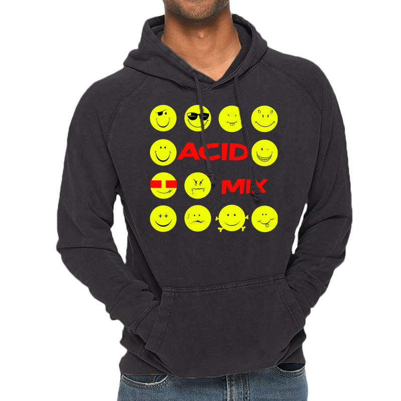 Acid Mix   Smiley Vintage Hoodie by ruprairosittp | Artistshot