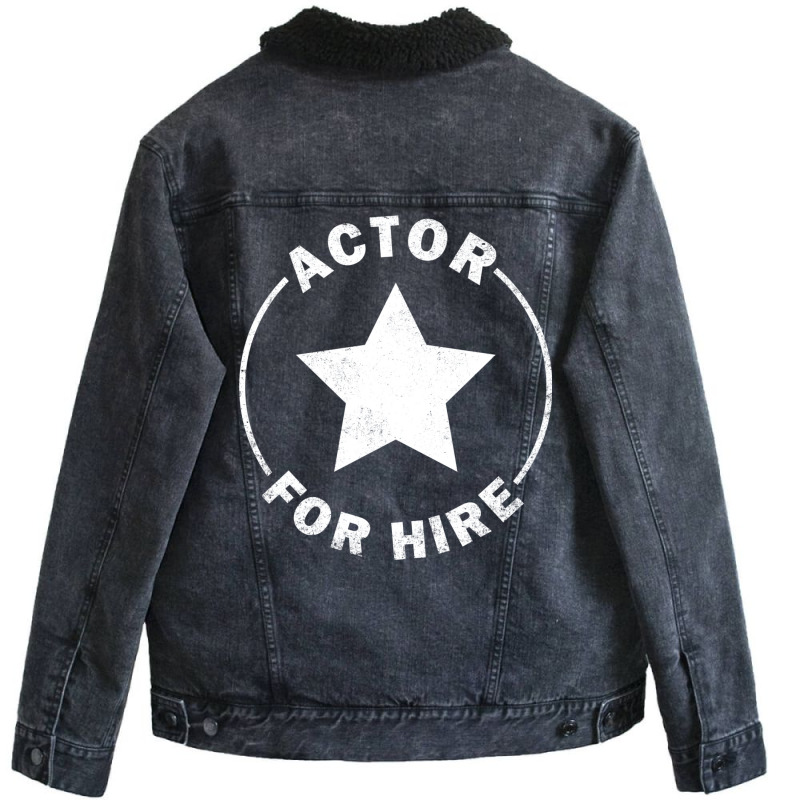 Actor For Hire Unisex Sherpa-Lined Denim Jacket by ruprairosittp | Artistshot