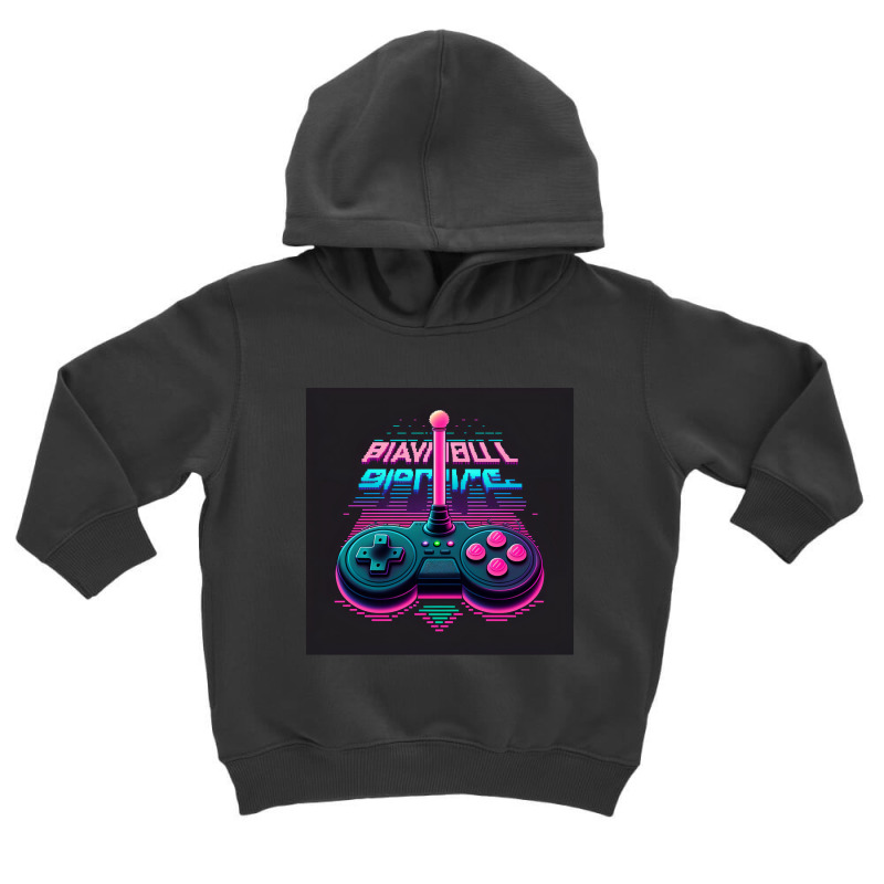 Motorcycle  Retro Synthwave Toddler Hoodie by Agus Creative | Artistshot