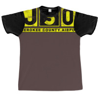 Jso Cherokee County Airport Taxiway Sign Design Distressed Graphic T-shirt | Artistshot