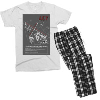 Acy Atlantic City International Airport Diagram Art Men's T-shirt Pajama Set | Artistshot