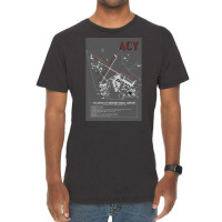 Acy Atlantic City International Airport Diagram Art Vintage T-shirt | Artistshot