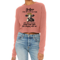 Cow Heifer I Will Put You In The Trunk And Help People Look Foryou Sto Cropped Sweater | Artistshot