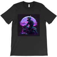 Motorcycle Retro Synthwave T-shirt | Artistshot