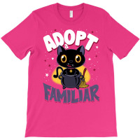 Adopt A Familiar   Creepy Cute Cartoon Witches Cat   Kawaii Kitten T-shirt | Artistshot