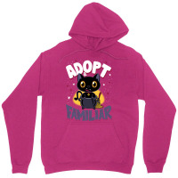 Adopt A Familiar   Creepy Cute Cartoon Witches Cat   Kawaii Kitten Unisex Hoodie | Artistshot