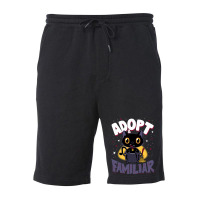 Adopt A Familiar   Creepy Cute Cartoon Witches Cat   Kawaii Kitten Fleece Short | Artistshot