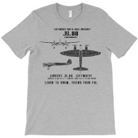 Junkers Ju.88 Dreifinger Wwii Aircraft Recognition Slide T-shirt | Artistshot