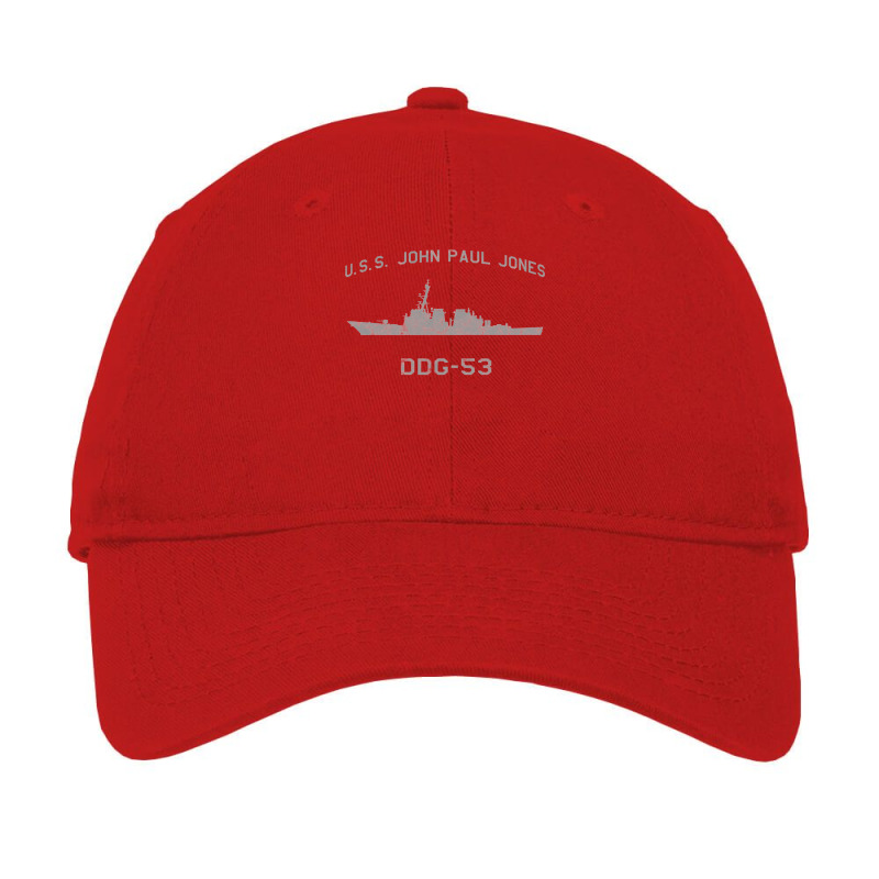 Ddg 53 Uss John Paul Jones Us Navy Guided Missile Destroyer Profile Vi Adjustable Cap by botrenhimix | Artistshot