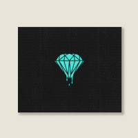 Drippin' Diamond 1 Landscape Canvas Print | Artistshot