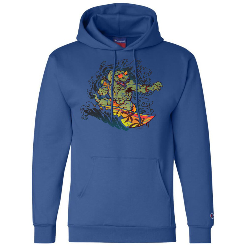 Jurassic Bay Champion Hoodie by legohtashyap | Artistshot