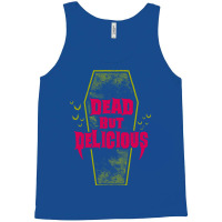 Dead But Delicious   Funny Goth Vampire Quote Tank Top | Artistshot