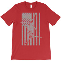 Ch 47 Chinook Helicopter Vintage Flag Design T-shirt | Artistshot