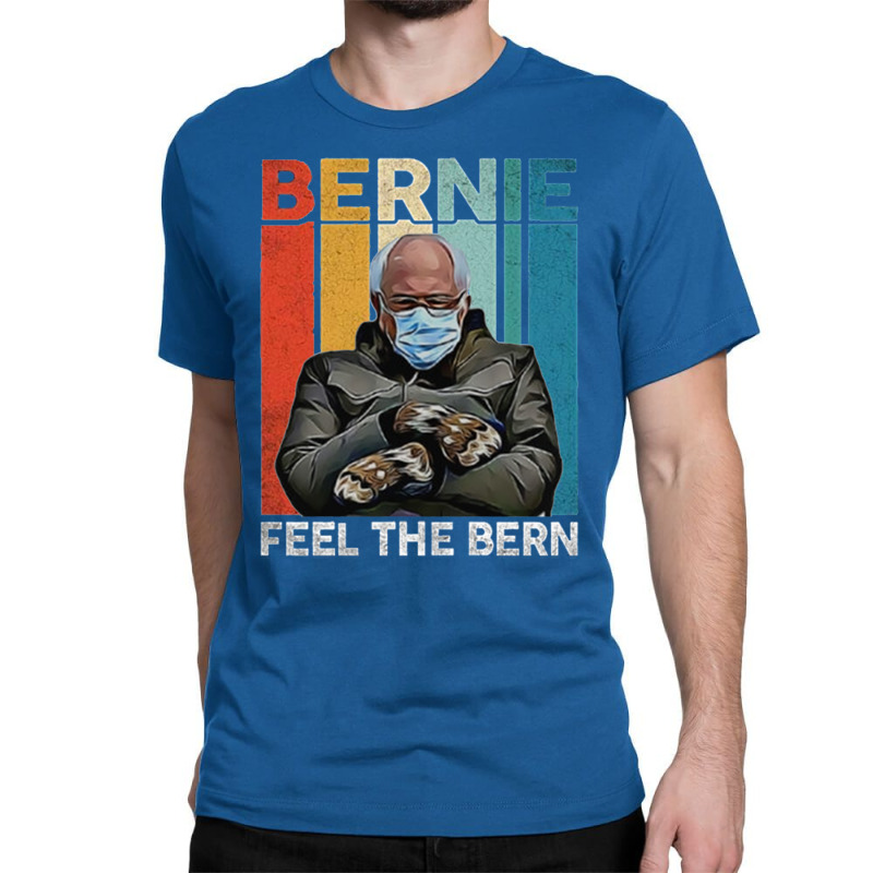 Man Myth Mittens Funny Inauguration Bernie Sanders Meme T Shirt Classic T-shirt by mentszerbyh | Artistshot