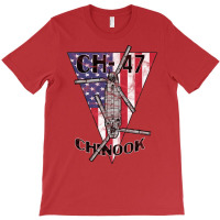 Ch 47 Chinook Transport Army Helicopter Patriotic Vintage T-shirt | Artistshot