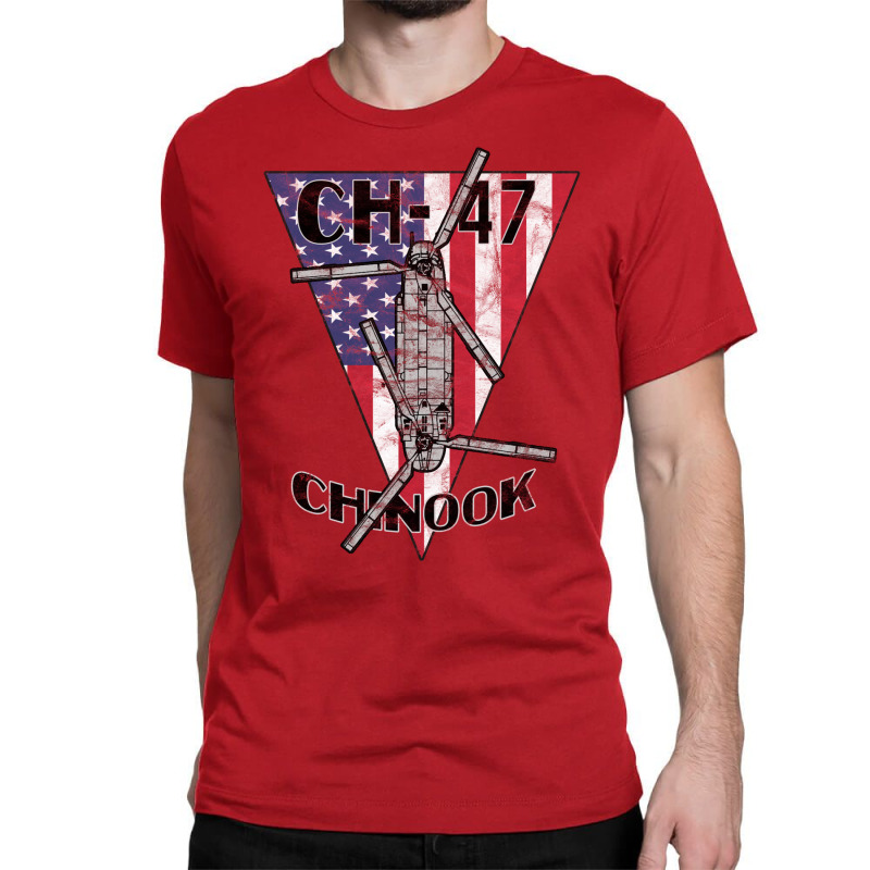 Ch 47 Chinook Transport Army Helicopter Patriotic Vintage Classic T-shirt by miyhaexaltoc | Artistshot