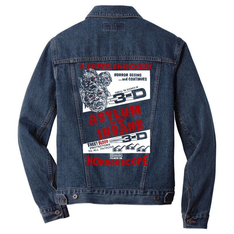 Asylum Men Denim Jacket by ghanimshorgok | Artistshot