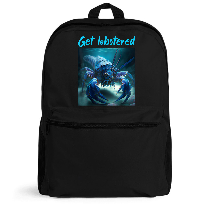 Funny Jumpscare Lobster Meme Blue Crustacean T Shirt Backpack | Artistshot