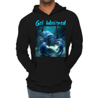 Funny Jumpscare Lobster Meme Blue Crustacean T Shirt Lightweight Hoodie | Artistshot